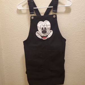 Disney Mickey Mouse Denim Overalls dress
